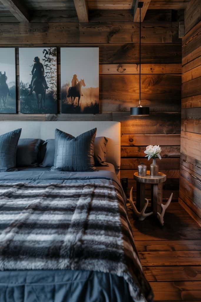 Moderní rustikální ložnice: jak vytvořit hřejivý interiér plný textur a elegance