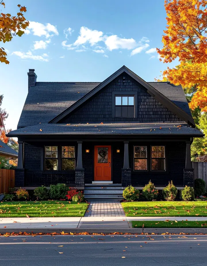 Černá cihla v exteriéru: nadčasová elegance pro moderní domov