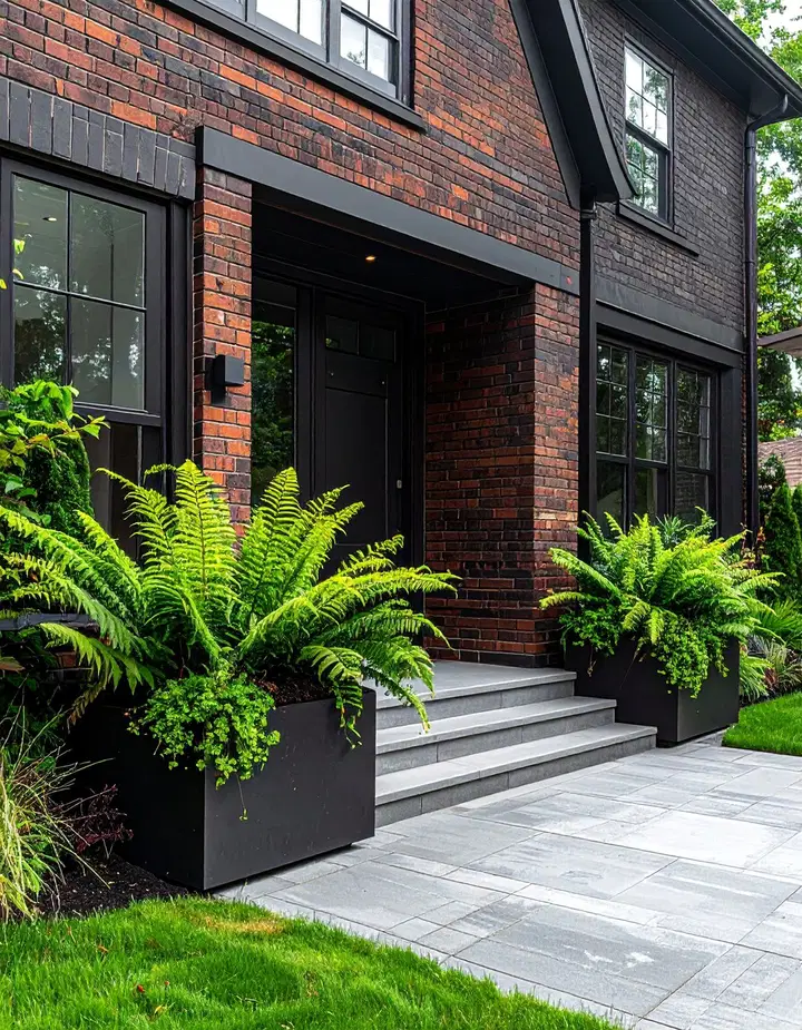 Černá cihla v exteriéru: nadčasová elegance pro moderní domov