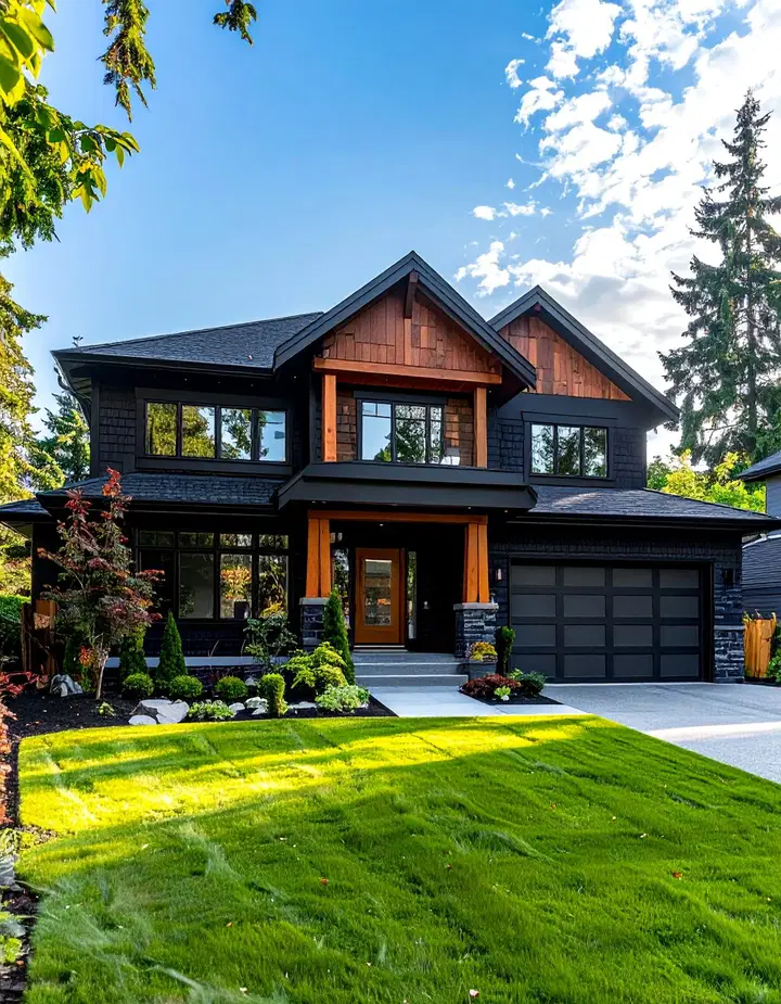 Černá cihla v exteriéru: nadčasová elegance pro moderní domov