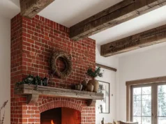 Krbové obklady ve farmhouse stylu, které domovu dodají útulnou atmosféru Krbové obklady ve farmhouse stylu, které domovu dodají útulnou atmosféru