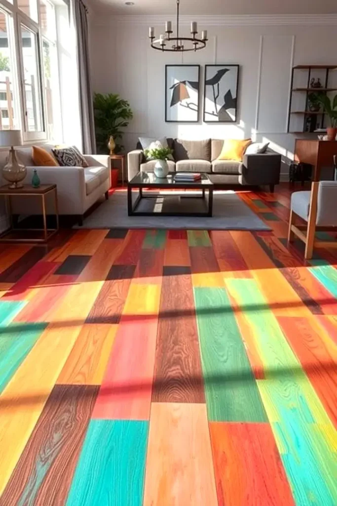 Krásné dřevěné podlahy do obýváku: stylová inspirace domu