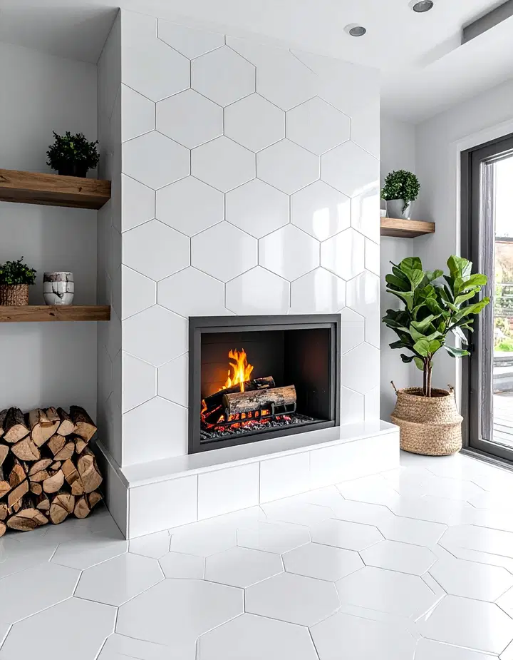 Krbové obklady ve farmhouse stylu, které domovu dodají útulnou atmosféru