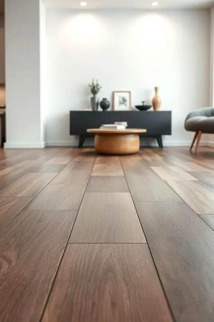 Krásné dřevěné podlahy do obýváku: stylová inspirace domu