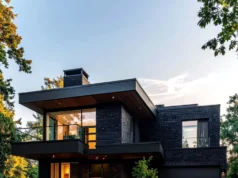 Černá cihla v exteriéru: nadčasová elegance pro moderní domov