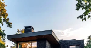 Černá cihla v exteriéru: nadčasová elegance pro moderní domov