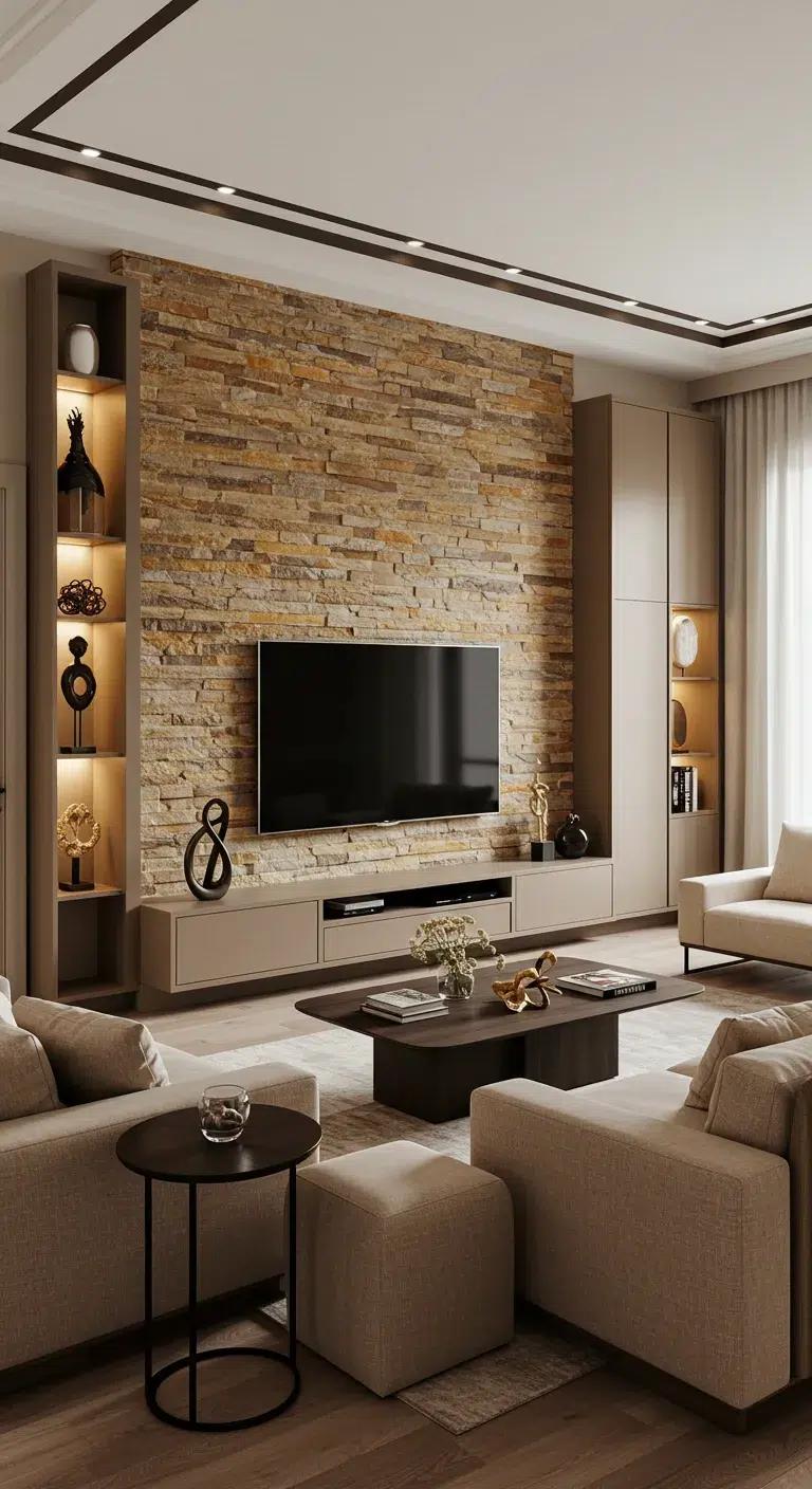 Luxusní TV stěny, které promění obývací pokoj v elegantní a dechberoucí prostor