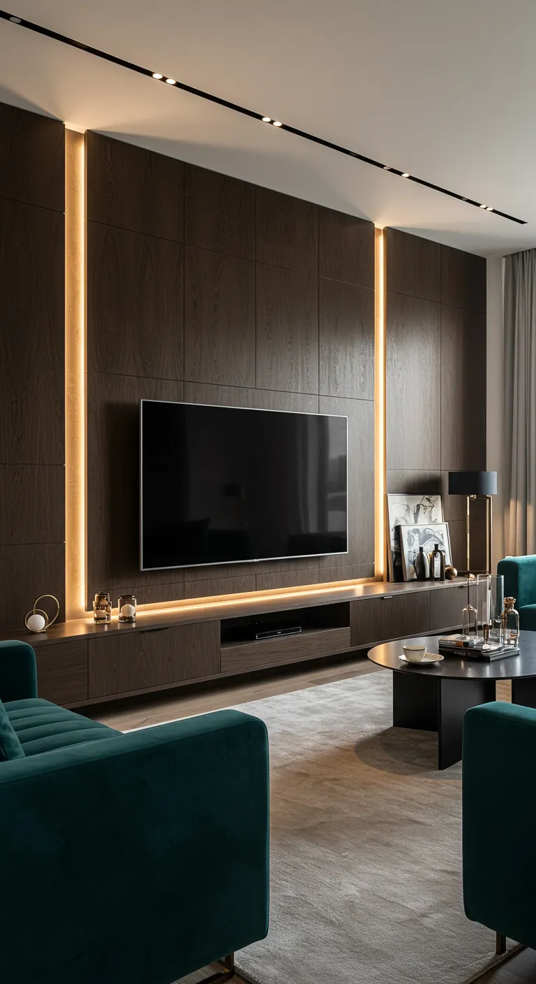 Luxusní TV stěny, které promění obývací pokoj v elegantní a dechberoucí prostor