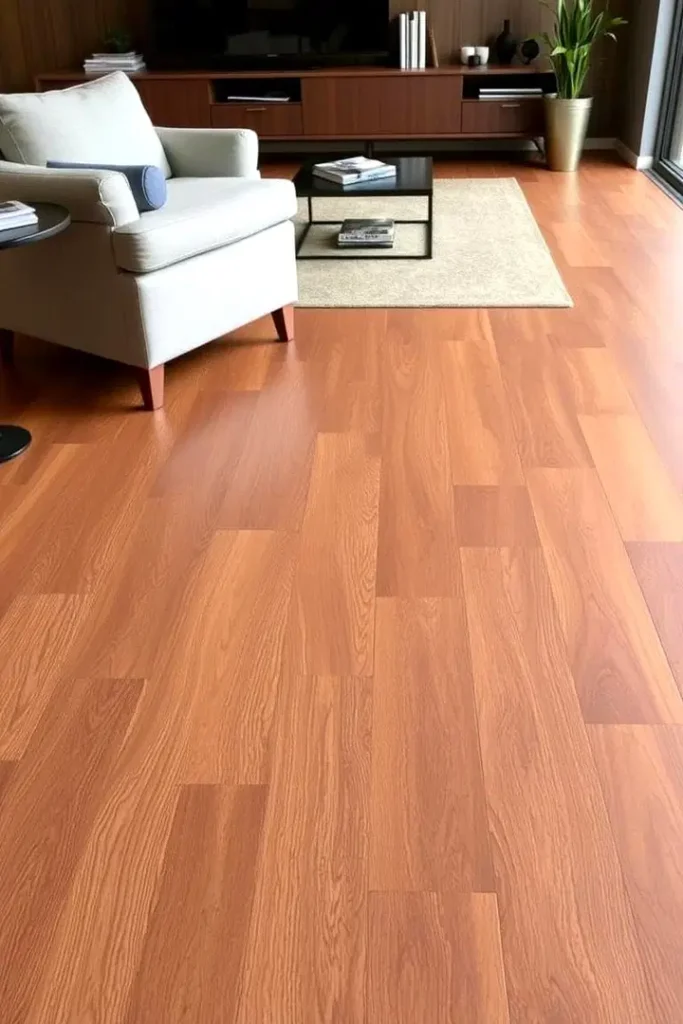 Krásné dřevěné podlahy do obýváku: stylová inspirace domu