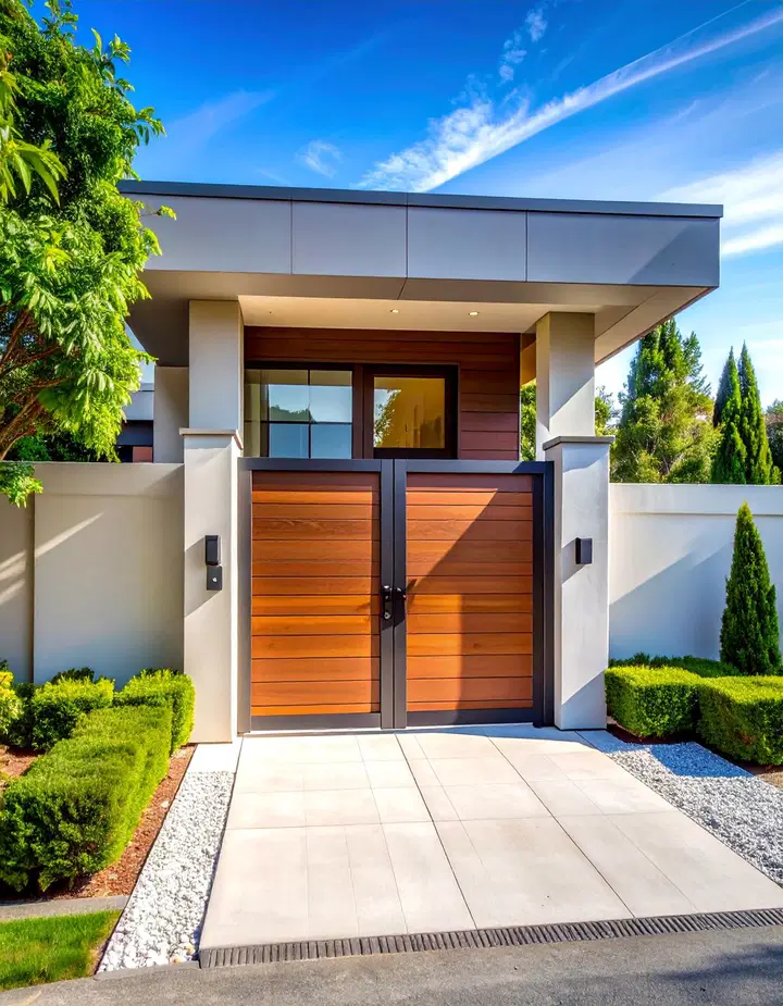 Designové inspirace pro moderní posuvné brány k rodinným domům