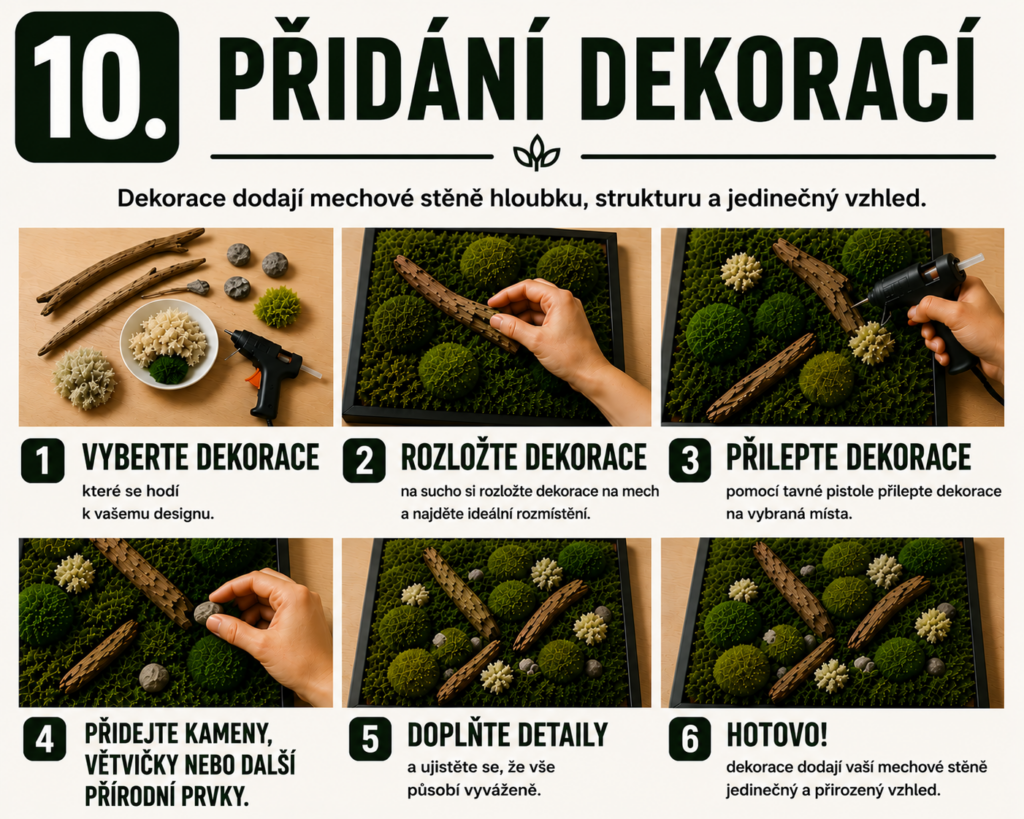 Mechová stěna jako z designového magazínu: vytvořte si ji doma snadno a levně