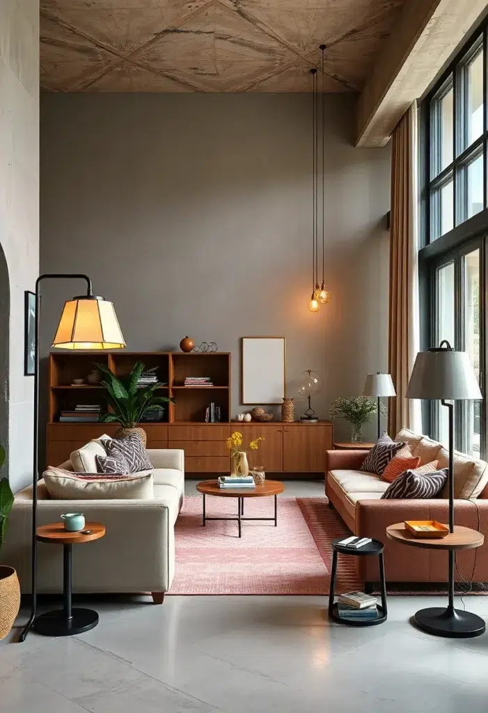 Jak dokonale propojit eklektický design s originálními svítidly, která spolu krásně ladí i bez jednotného stylu