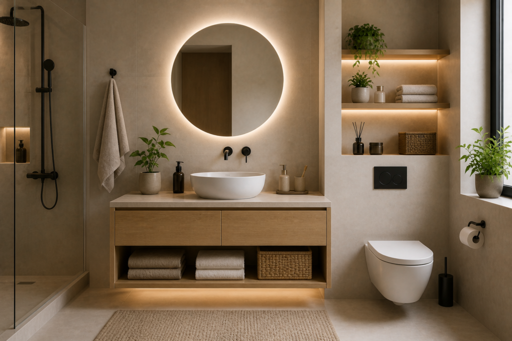 Z nudné koupelny na designový sen: proměna, kterou zvládnete za víkend