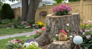 Elegantní DIY dekorace z pařezů stromů