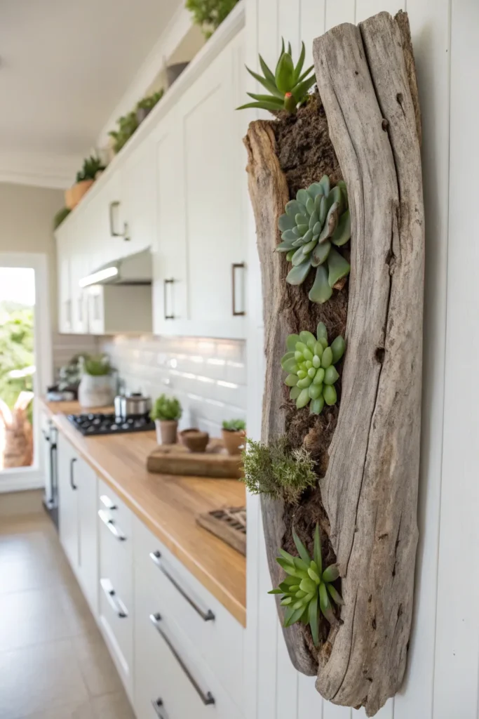 DIY inspirace na originální květináče z naplaveného dřeva, které vnesou do domova přírodní krásu