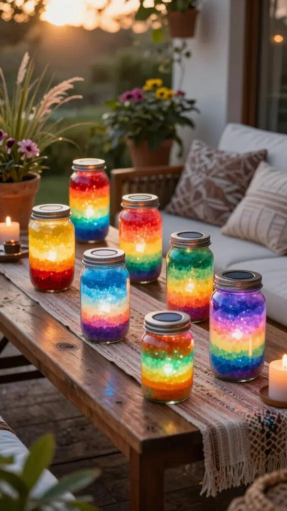 Elegantní a kreativní solární dekorace, které promění vaši zahradu v kouzelné místo