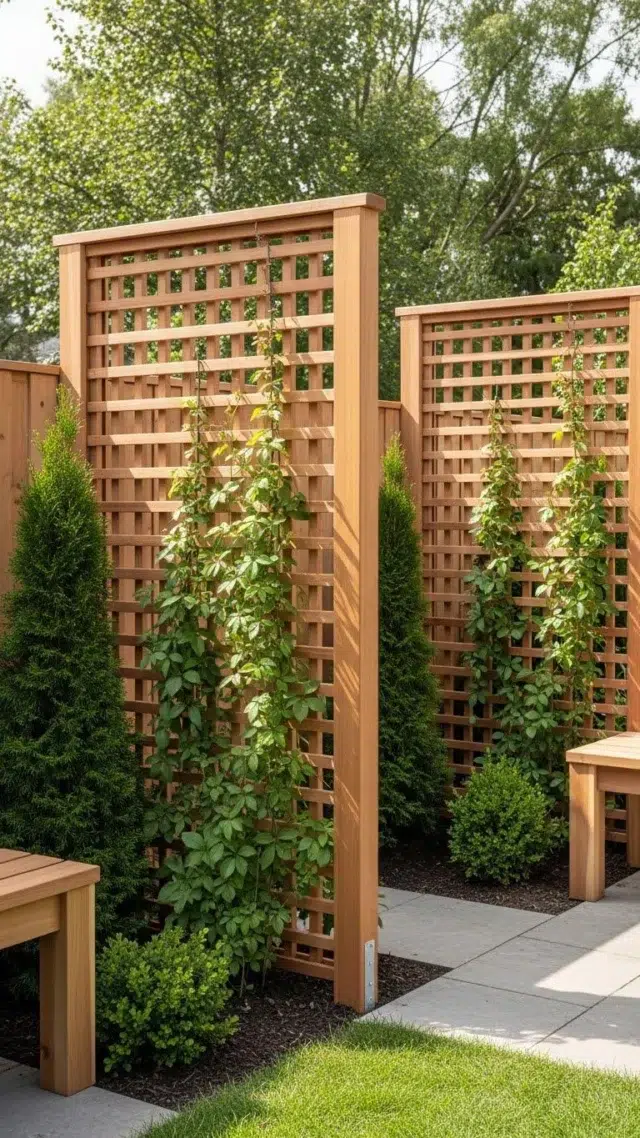 DIY zahradní zástěny pro soukromí: klid a styl pro vaši zahradu