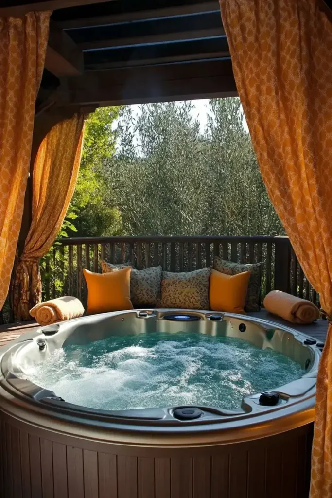 Proměňte zahradní vířivku v soukromé wellness zákoutí