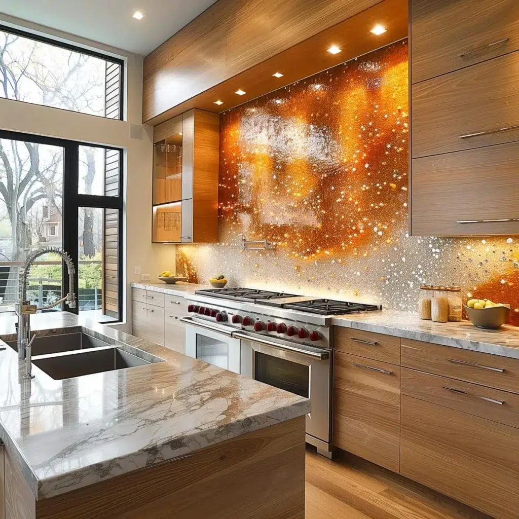 Luxusní kuchyňské zástěny, které mění pravidla designu