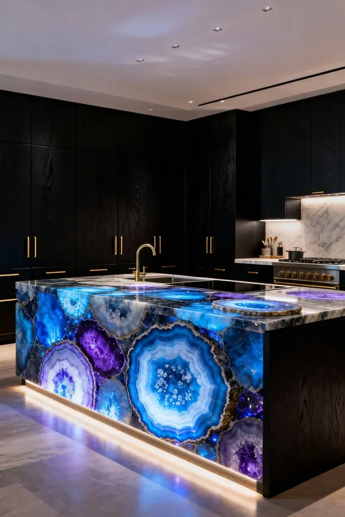Luxus, který začíná u povrchu: Inspirace pro kuchyně z ušlechtilých materiálů