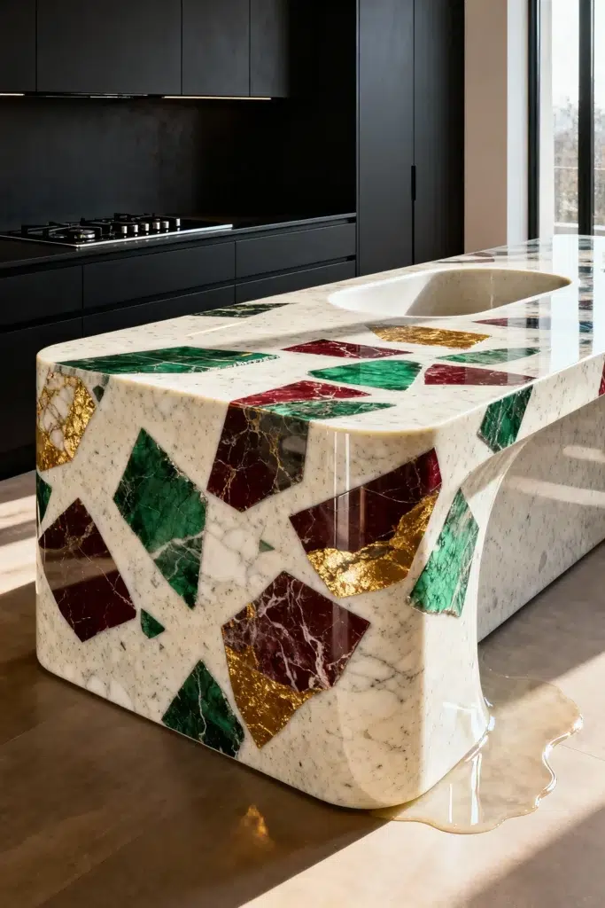 Luxus, který začíná u povrchu: Inspirace pro kuchyně z ušlechtilých materiálů