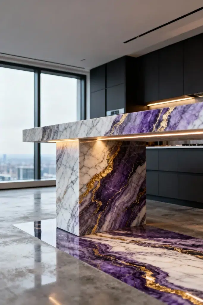 Luxus, který začíná u povrchu: Inspirace pro kuchyně z ušlechtilých materiálů