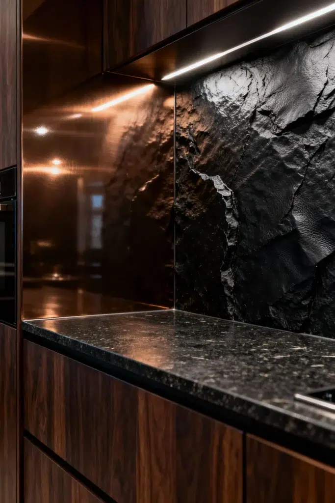 Luxus, který začíná u povrchu: Inspirace pro kuchyně z ušlechtilých materiálů