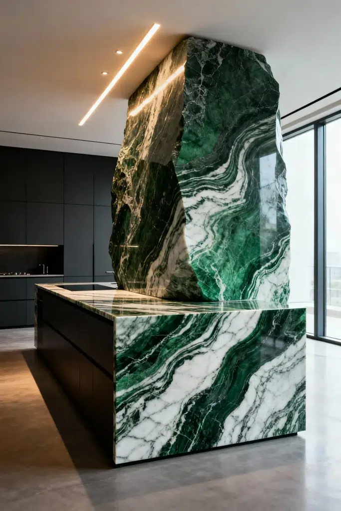 Luxus, který začíná u povrchu: Inspirace pro kuchyně z ušlechtilých materiálů