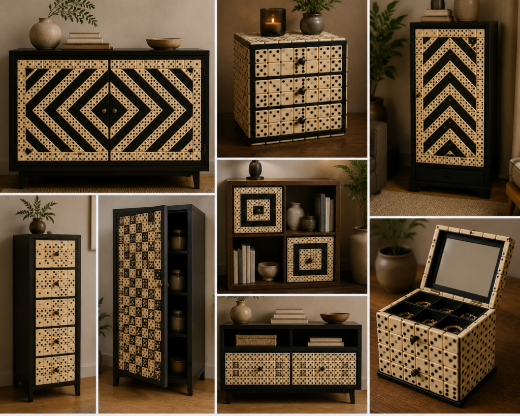 Nevyhazujte staré domino! Tohle jsou ty nejkrásnější nápady, které vás okamžitě nadchnou
