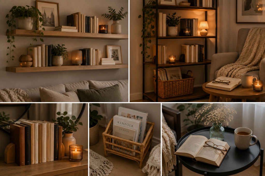 DIY čtecí koutek: malý útulný prostor, který promění celý byt