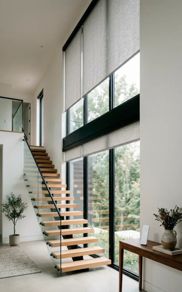 Inspirace pro vysoká okna: elegantní řešení do schodiště i otevřených interiérů
