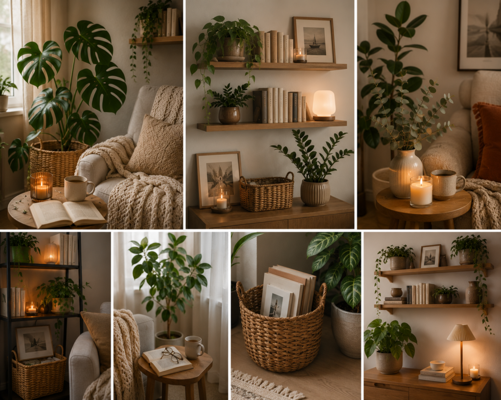 DIY čtecí koutek: malý útulný prostor, který promění celý byt