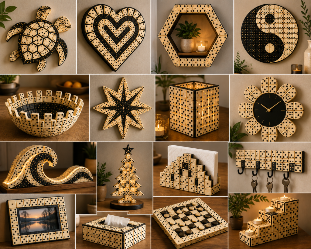 Nevyhazujte staré domino! Tohle jsou ty nejkrásnější nápady, které vás okamžitě nadchnou