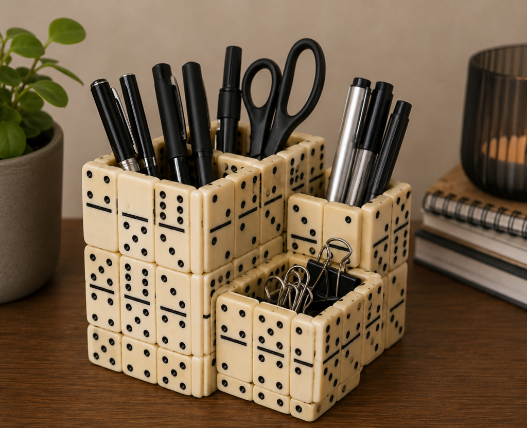 Nevyhazujte staré domino! Tohle jsou ty nejkrásnější nápady, které vás okamžitě nadchnou