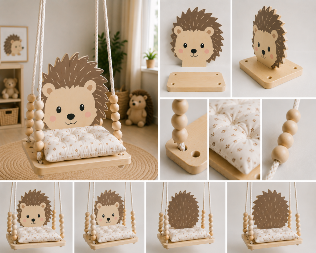 DIY zvířecí houpačky pro malé i velké – radost pro celou rodinu!