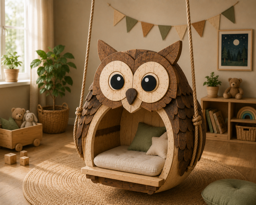 DIY zvířecí houpačky pro malé i velké – radost pro celou rodinu!