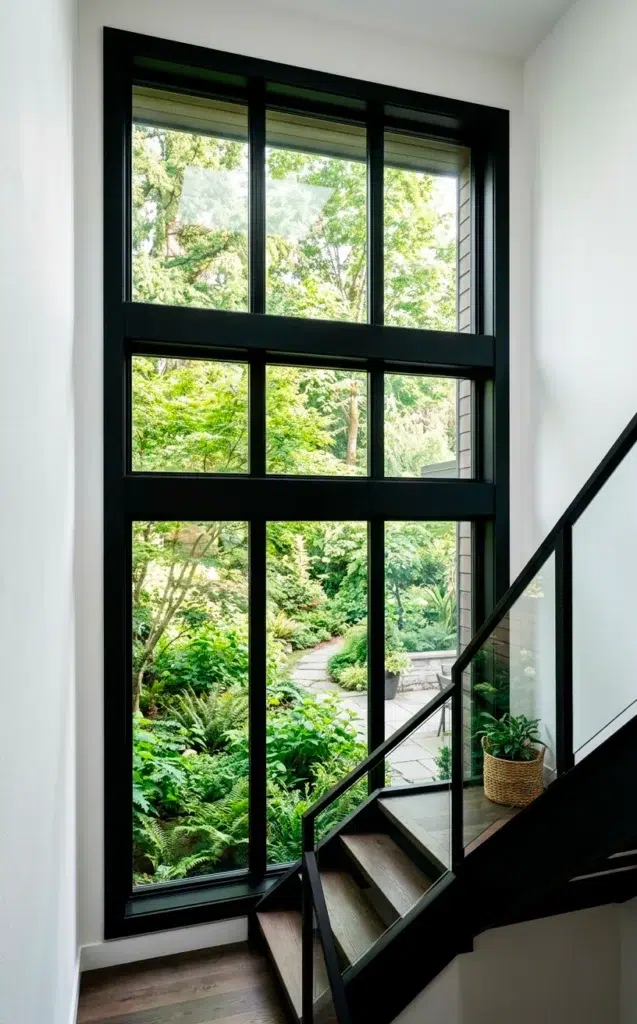 Inspirace pro vysoká okna: elegantní řešení do schodiště i otevřených interiérů