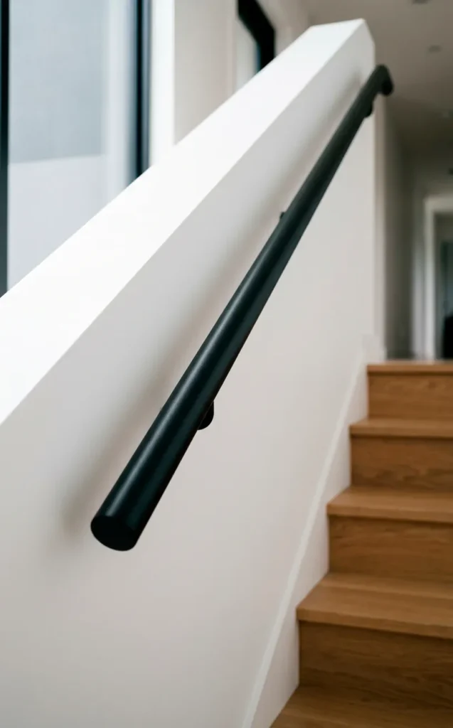 Minimalistické schodiště: inspirace pro elegantní stěny a moderní vstupní prostor