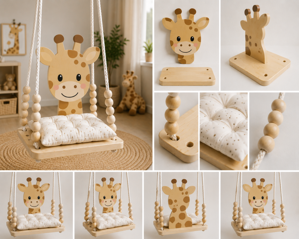 DIY zvířecí houpačky pro malé i velké – radost pro celou rodinu!