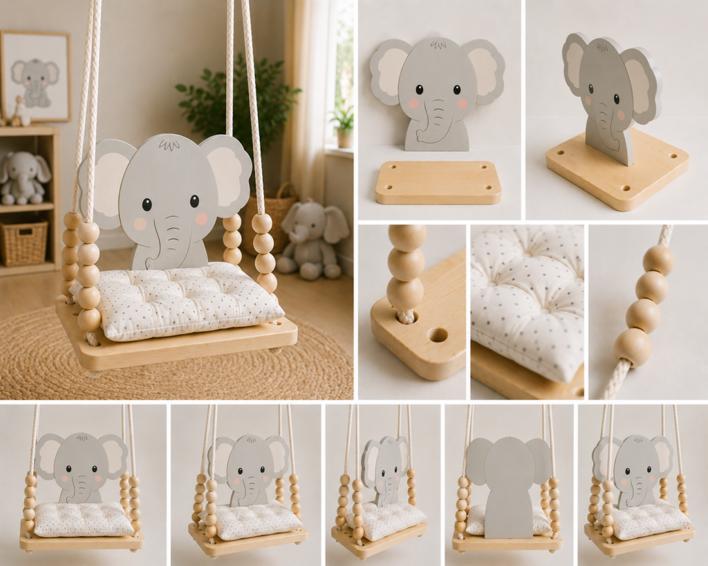DIY zvířecí houpačky pro malé i velké – radost pro celou rodinu!