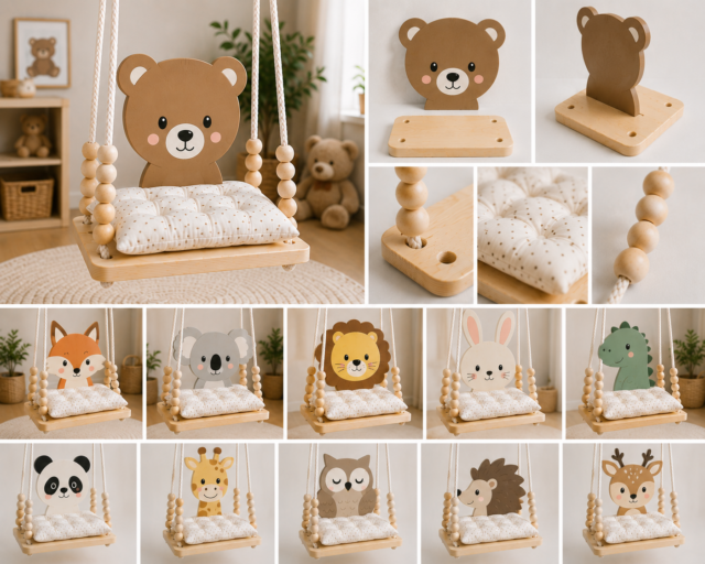 DIY zvířecí houpačky pro malé i velké – radost pro celou rodinu!