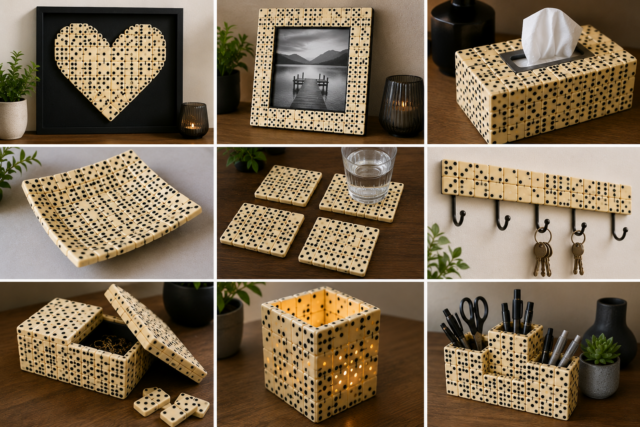 Nevyhazujte staré domino! Tohle jsou ty nejkrásnější nápady, které vás okamžitě nadchnou