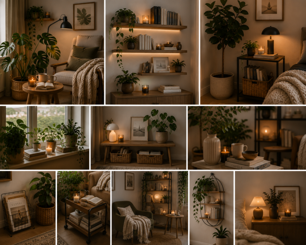 DIY čtecí koutek: malý útulný prostor, který promění celý byt
