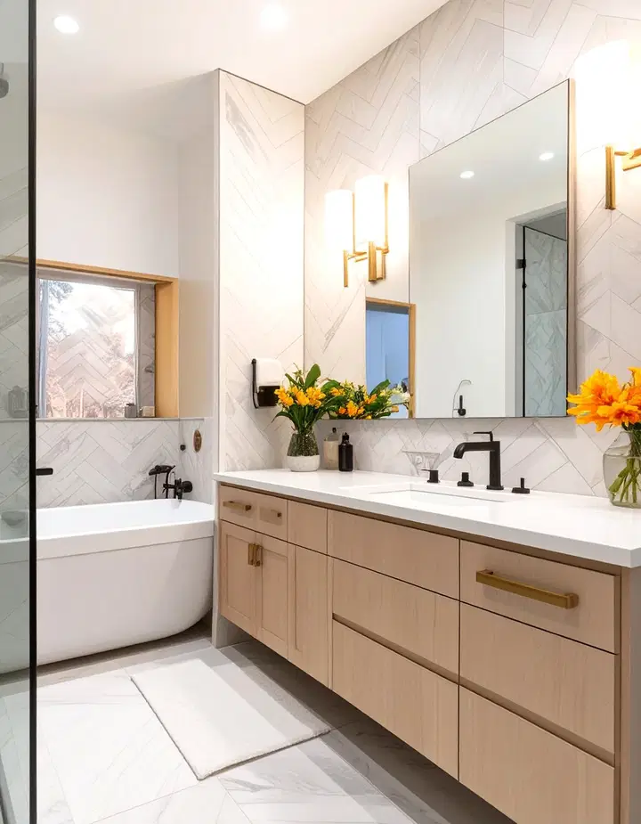 Trendy koupelnové obklady: Inspirace pro moderní koupelnu