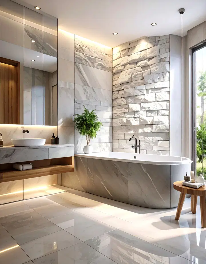Trendy koupelnové obklady: Inspirace pro moderní koupelnu