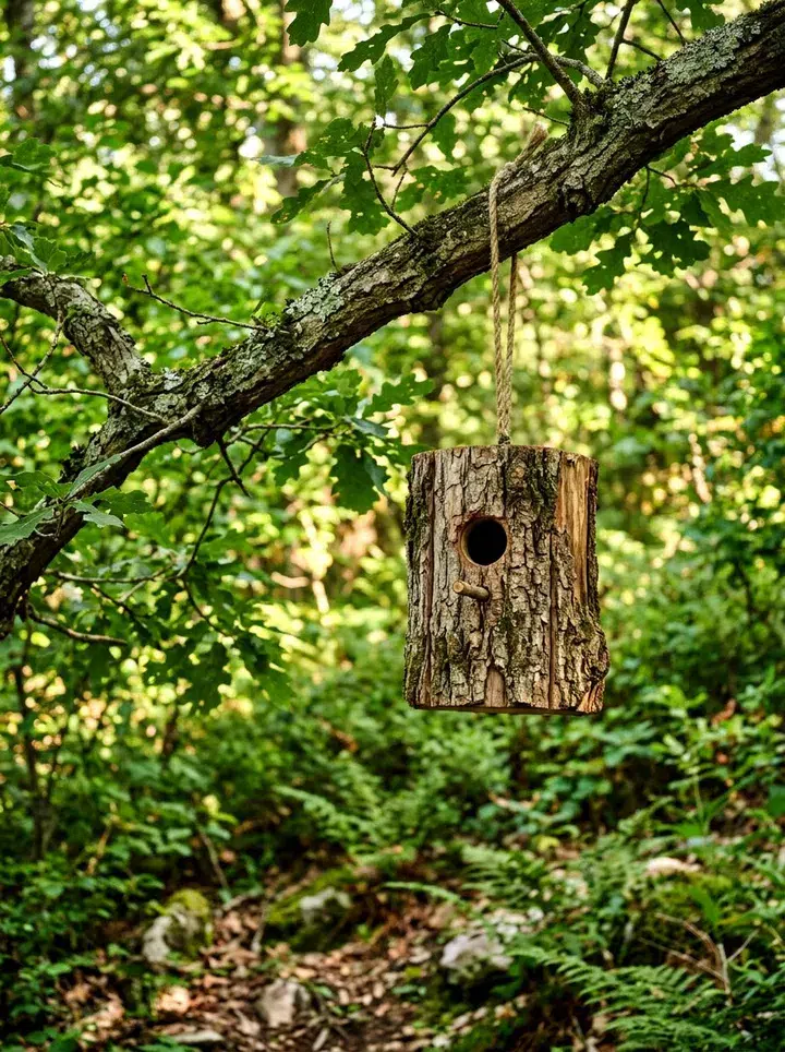 Proměňte obyčejnou ptačí budku v okouzlující vintage dekoraci