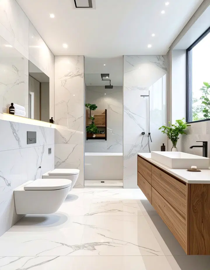 Trendy koupelnové obklady: Inspirace pro moderní koupelnu