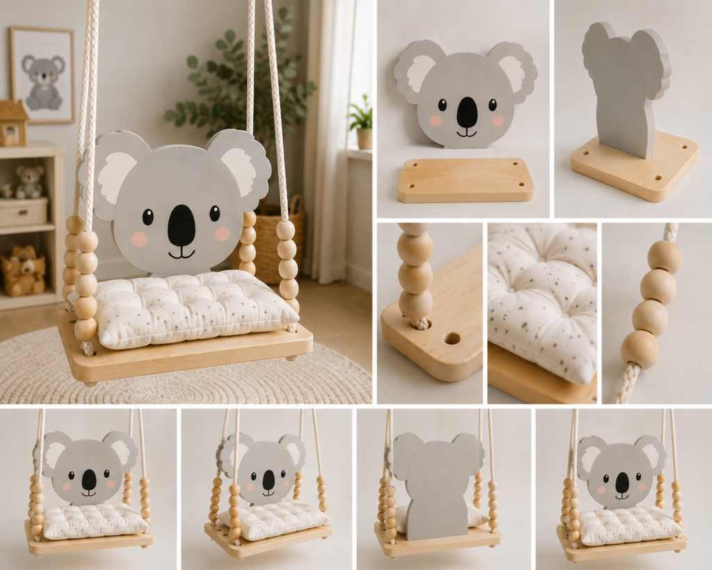 DIY zvířecí houpačky pro malé i velké – radost pro celou rodinu!