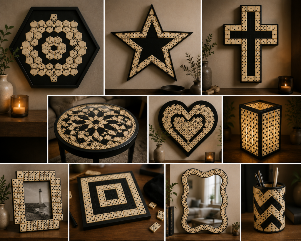Nevyhazujte staré domino! Tohle jsou ty nejkrásnější nápady, které vás okamžitě nadchnou