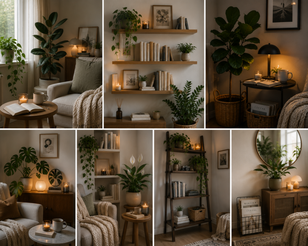 DIY čtecí koutek: malý útulný prostor, který promění celý byt
